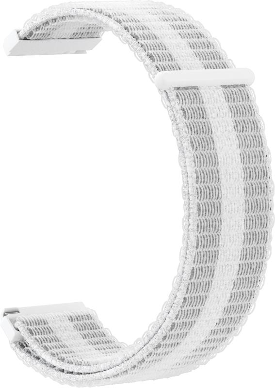 

Ремешок GSMIN Woven Nylon 20 для Samsung Galaxy Watch 4 Classic 44мм (Серо-белый)