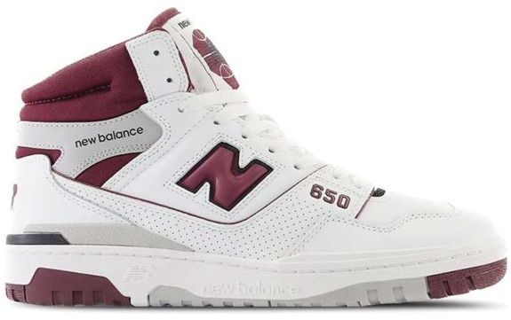 

Кеды мужские New Balance BB650R белые 10.5 US, Белый, BB650R