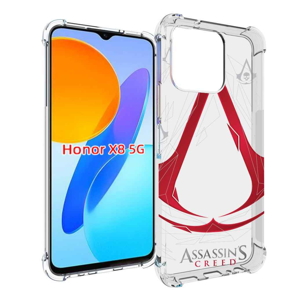 

Чехол MyPads ассасин-крид-знак для Honor X8 5G, Прозрачный, Tocco