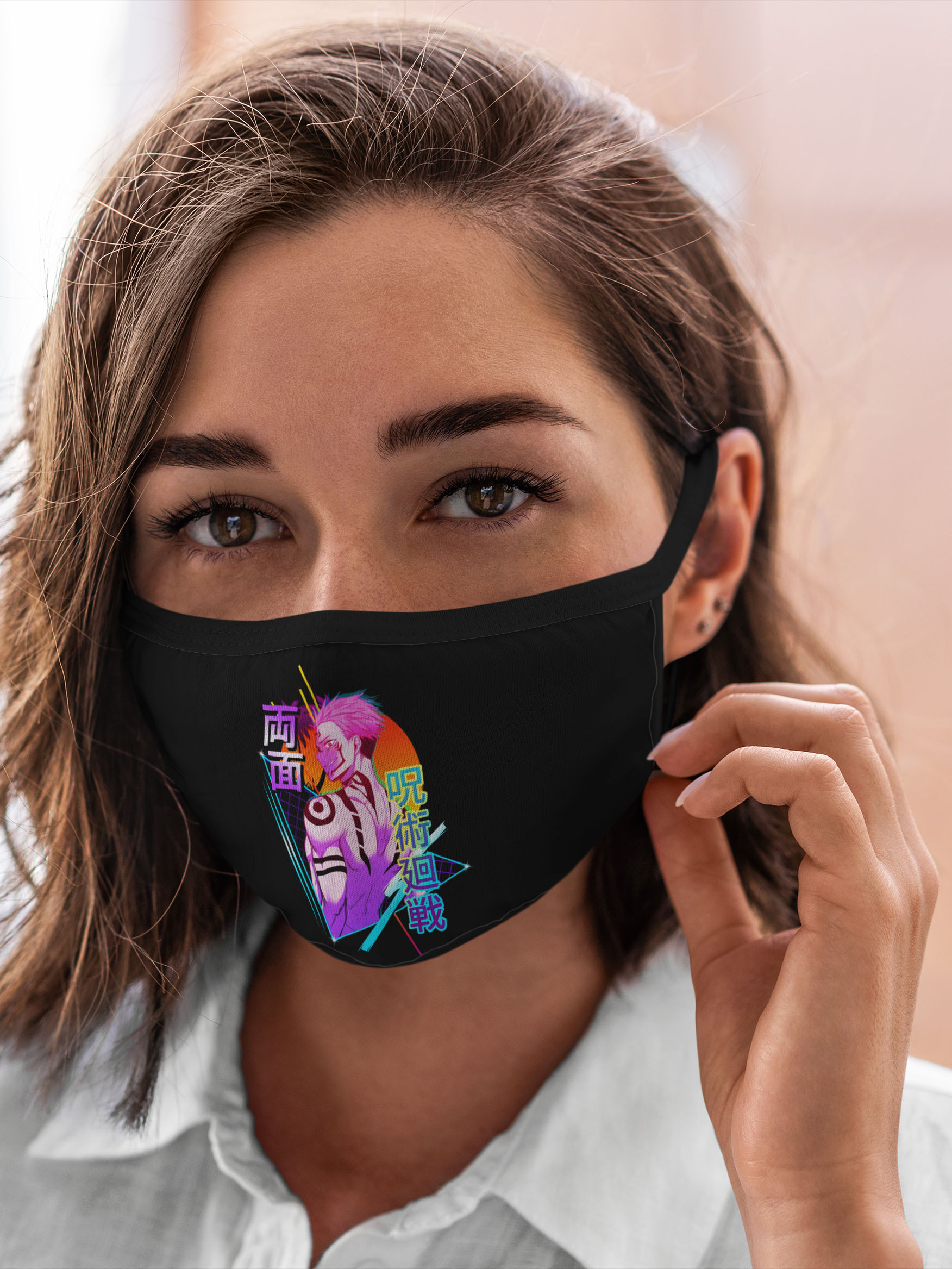 

Многоразовая маска унисекс Burnettie Магическая Битва Jujutsu Kaisen Сукуна Неон, Разноцветный, Магическая Битва Jujutsu Kaisen Сукуна Неон