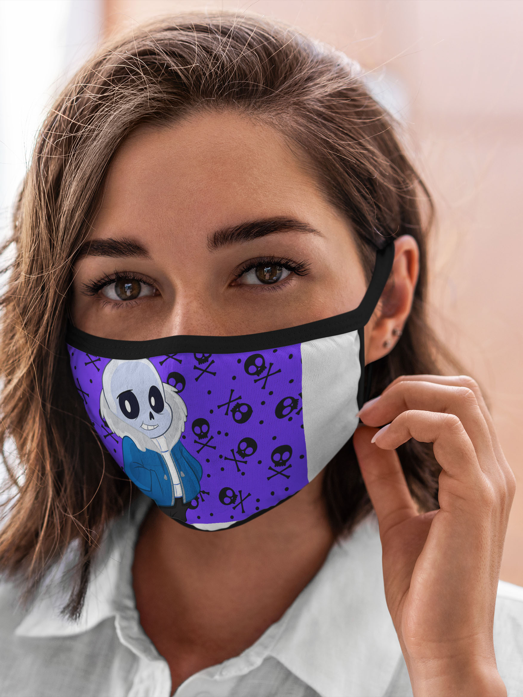 

Многоразовая маска унисекс Burnettie Черепа Санс Undertale, Разноцветный, Черепа Санс Undertale