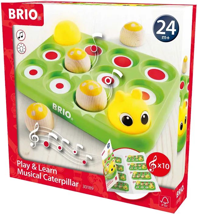 Музыкальная гусеница BRIO 30189 crawling caterpillar toy electric crawling musical toy for kids intelligent magnetic crawling toy with music and lights for boys