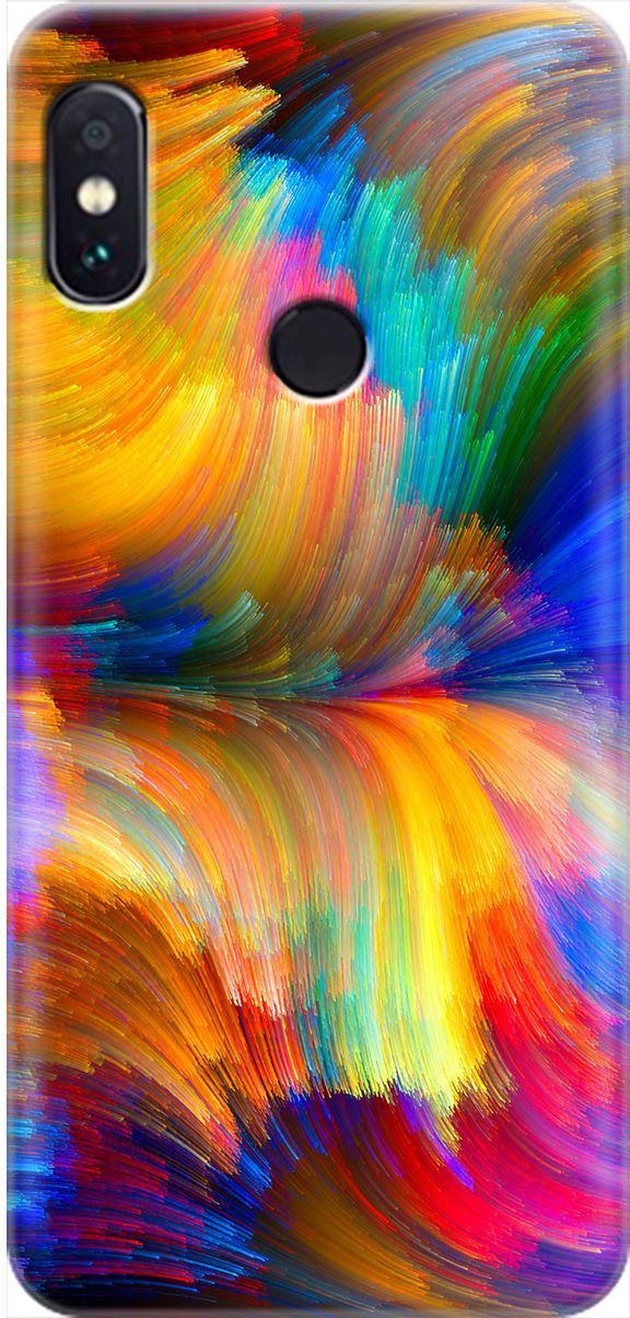 

Чехол на Xiaomi Redmi Note 5 "Акварельное небо", Желтый;фиолетовый, 2055
