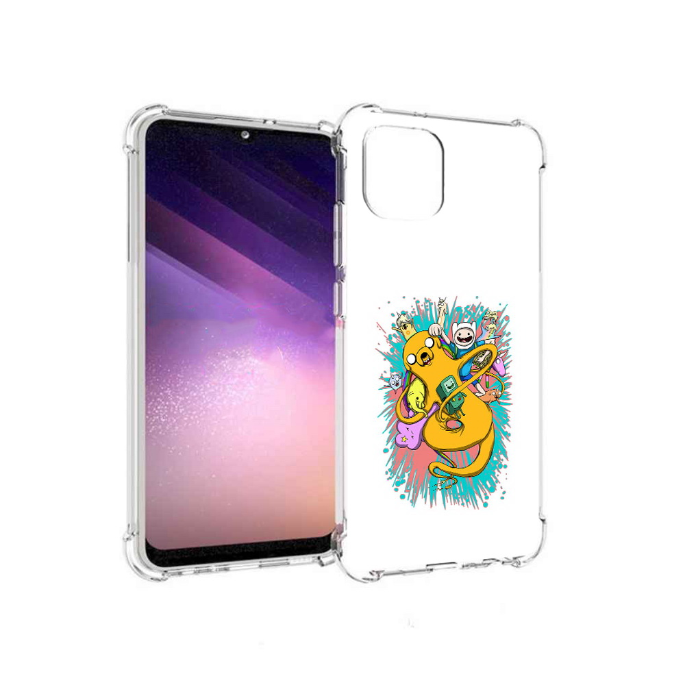 

Чехол MyPads Tocco для Samsung Galaxy A03 время приключений рисунок (PT226903.537.276), Прозрачный, Tocco