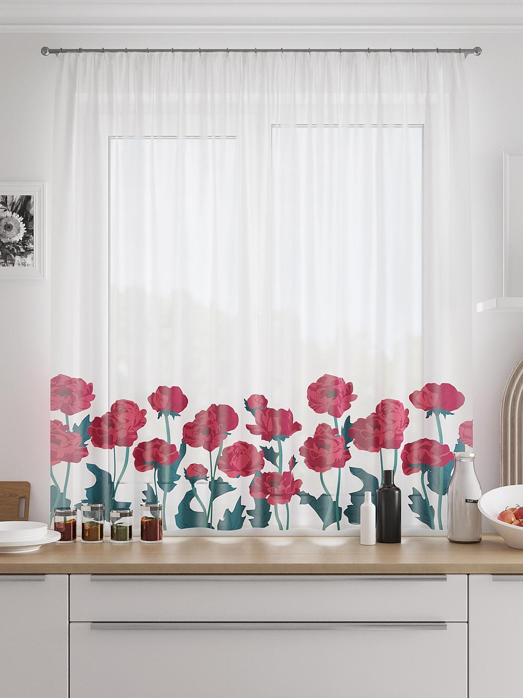 

Комплекты штор AT HOME Алорфис высота 180 см, ширина 150 см, Белый, 519004