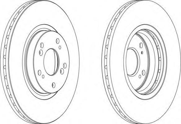

Тормозной диск FERODO передний для Ford Transit 2006- DDF1554