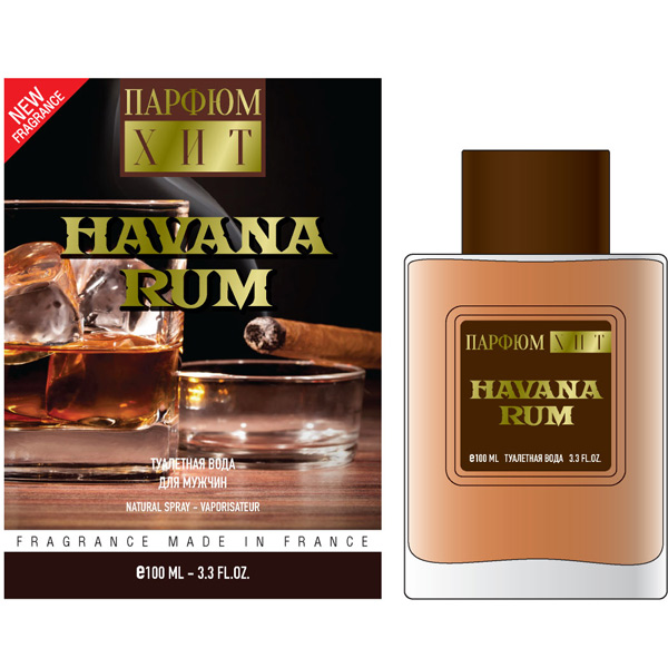 Туалетная вода Мужская Парфюм Хит Havana Rum 100 мл