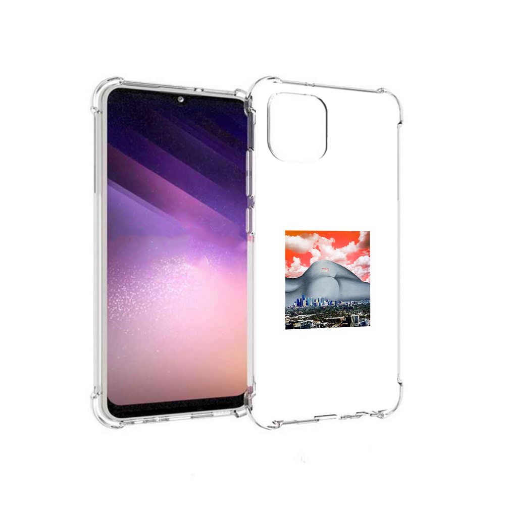 

Чехол MyPads Tocco для Samsung Galaxy A03 город с девушкой на фоне (PT226903.537.297), Прозрачный, Tocco