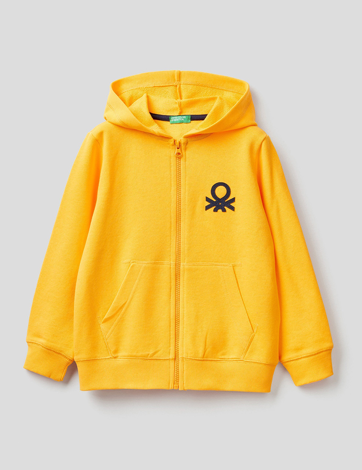 

Толстовка для мальчиков Benetton цв. желтый р.146, 21A_3J68C5974