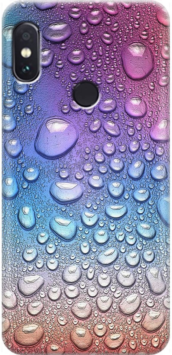 

Чехол на Xiaomi Redmi Note 5 "Множество капель", Синий;фиолетовый, 1619
