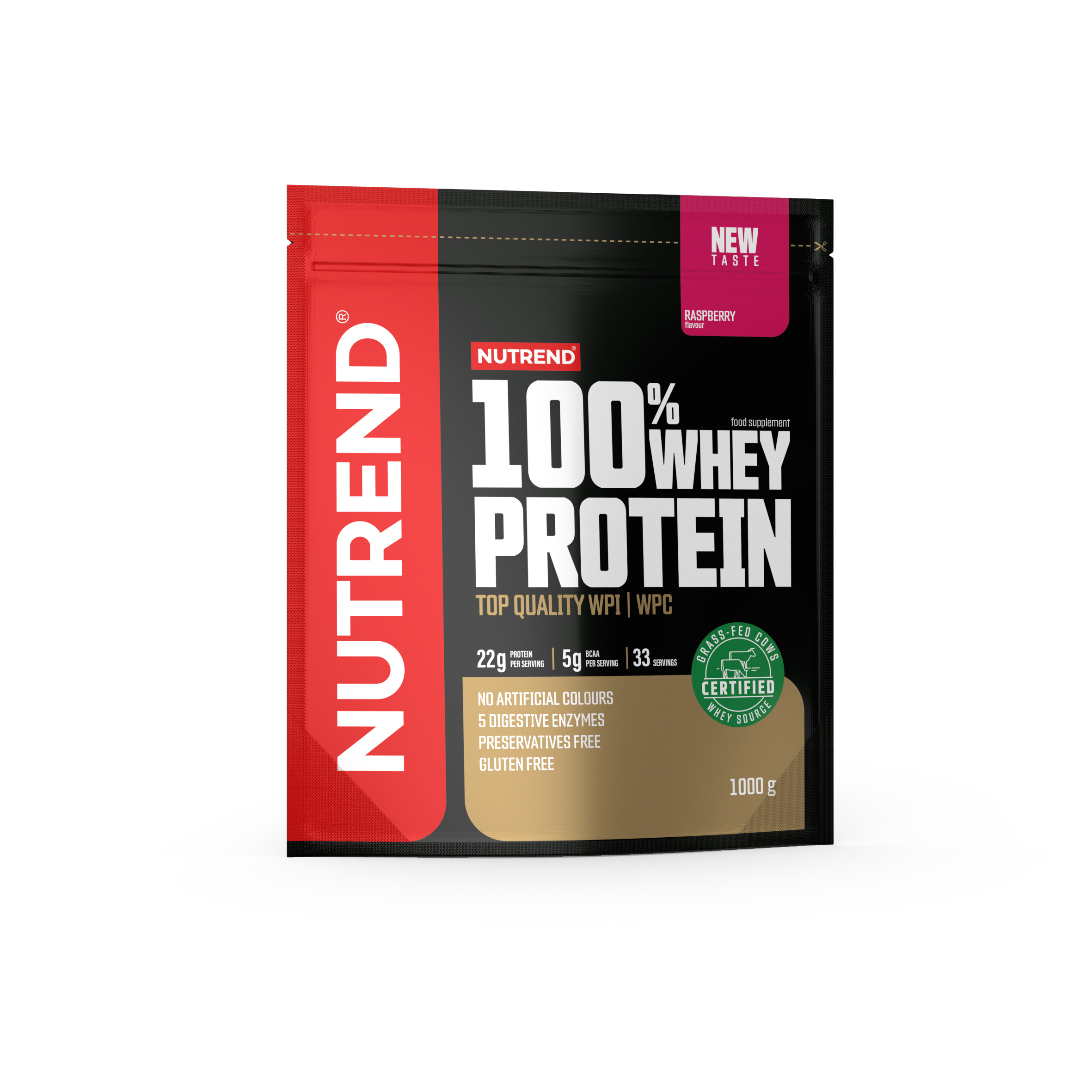 Протеин Nutrend WHEY PROTEIN, смесь концентрата и изолята сывороточного протеина, 1000 гр.