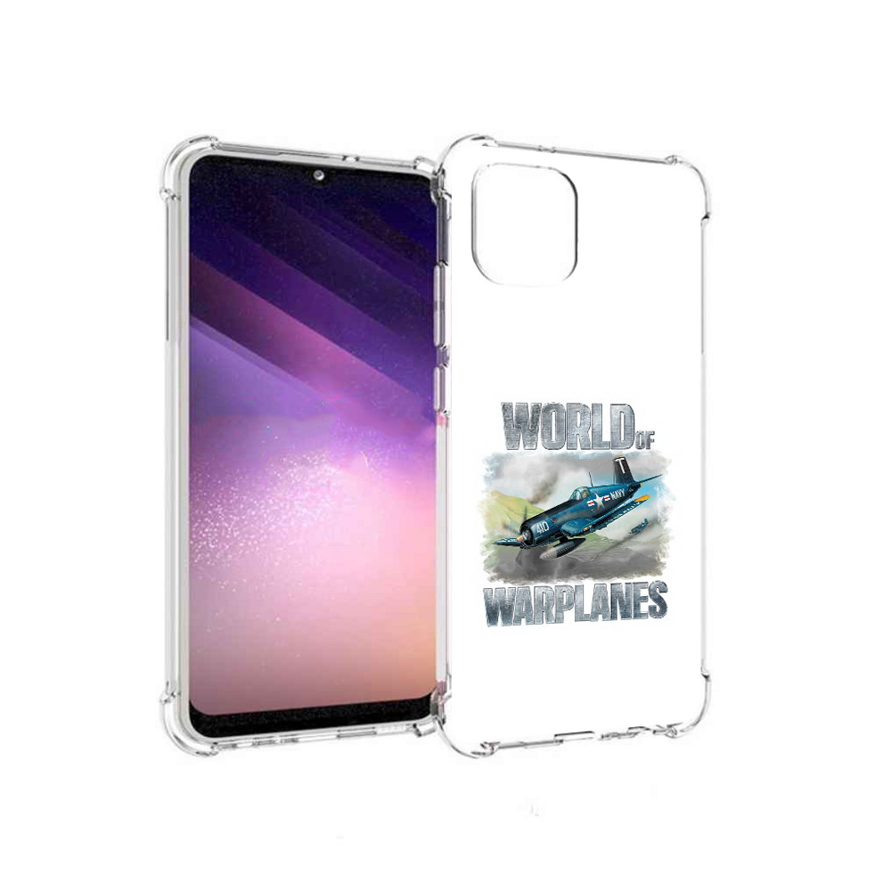 

Чехол MyPads Tocco для Samsung Galaxy A03 Боевой самолет (PT226903.537.32), Прозрачный, Tocco