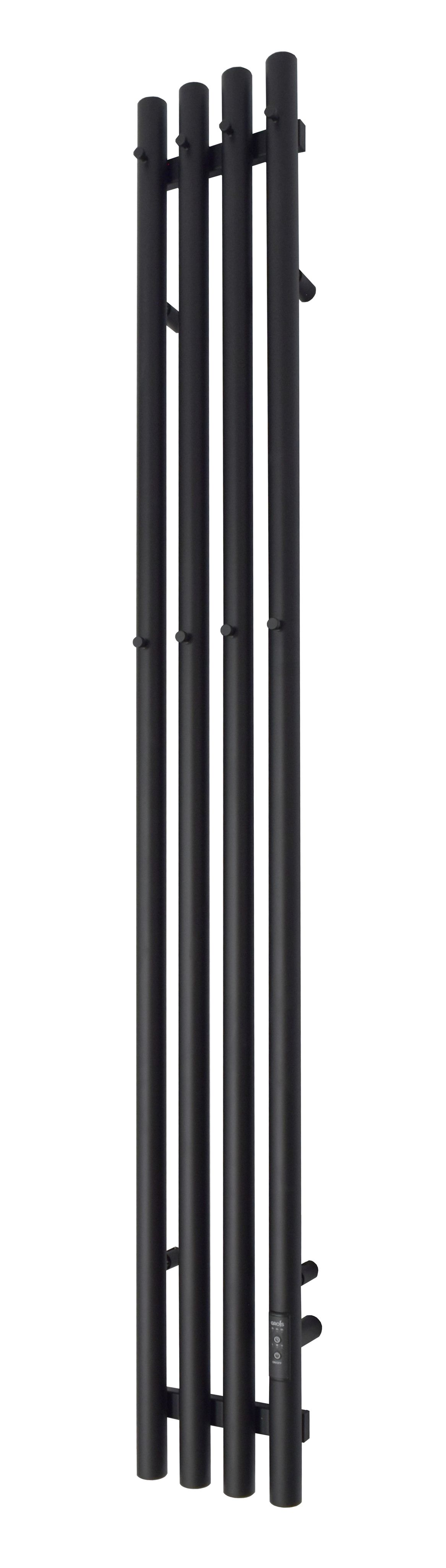 

Полотенцесушитель электрический Grois QUARTETGR135 18х150 П2 9005 черный матовый