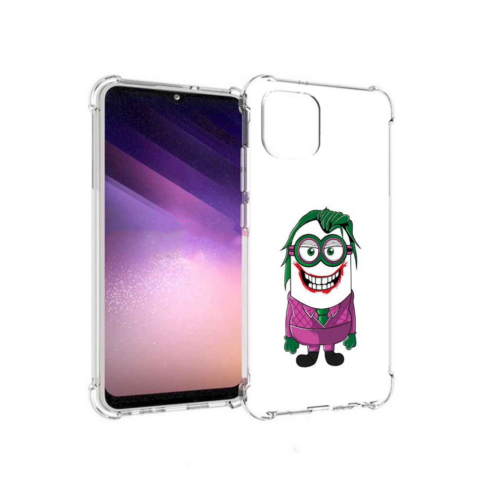 

Чехол MyPads Tocco для Samsung Galaxy A03 джокер миньон (PT226903.537.322), Прозрачный, Tocco