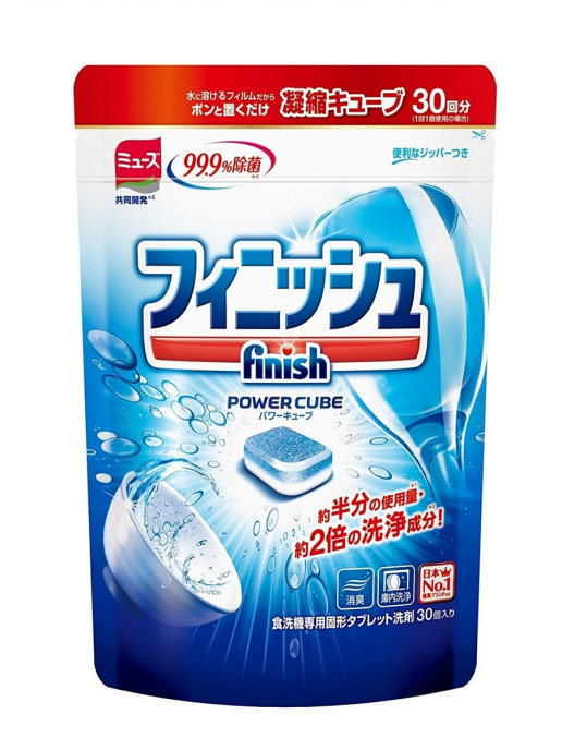 фото Таблетки для посудомоечных машин finish japan earth chemical finish tablet, 30 шт