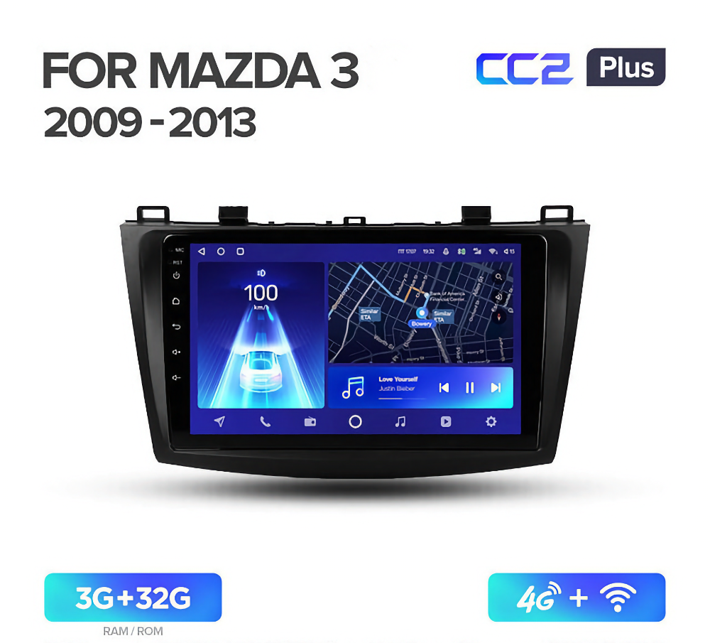 

Автомагнитола Teyes CC2 Plus 4/32 Мазда 3 Mazda 3 Mazda3 BL 2009 - 2013