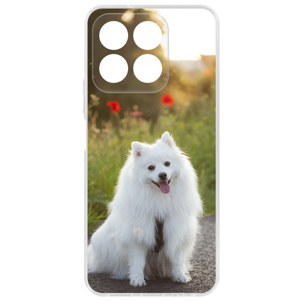 

Чехол-накладка Krutoff Clear Case Белый шпиц для Honor X8b, Прозрачный