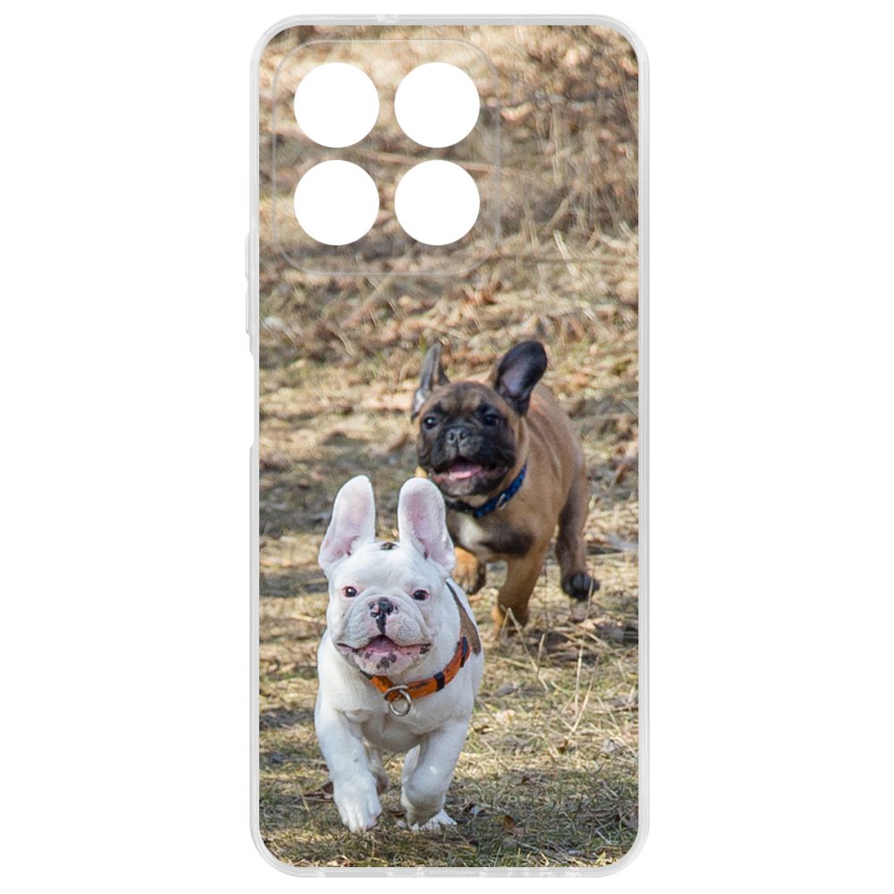 

Чехол-накладка Krutoff Clear Case Догонялки для Honor X8b, Прозрачный