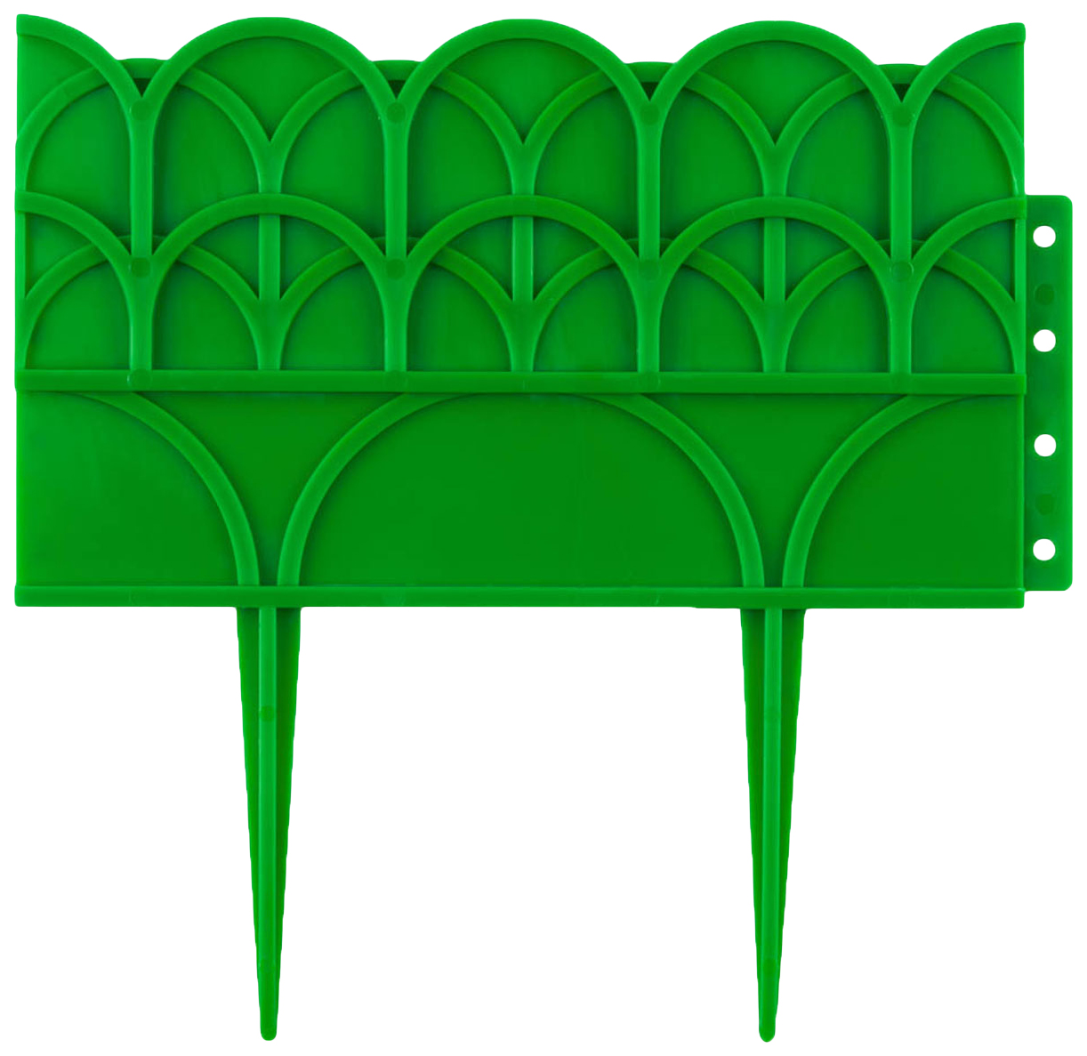 фото Бордюр декоративный grinda для цветников, 14х310см, зеленый