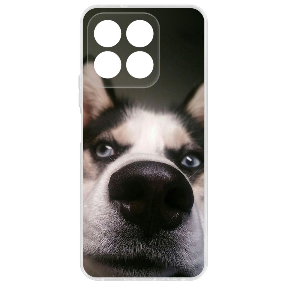 

Чехол-накладка Krutoff Clear Case Нос для Honor X8b, Прозрачный