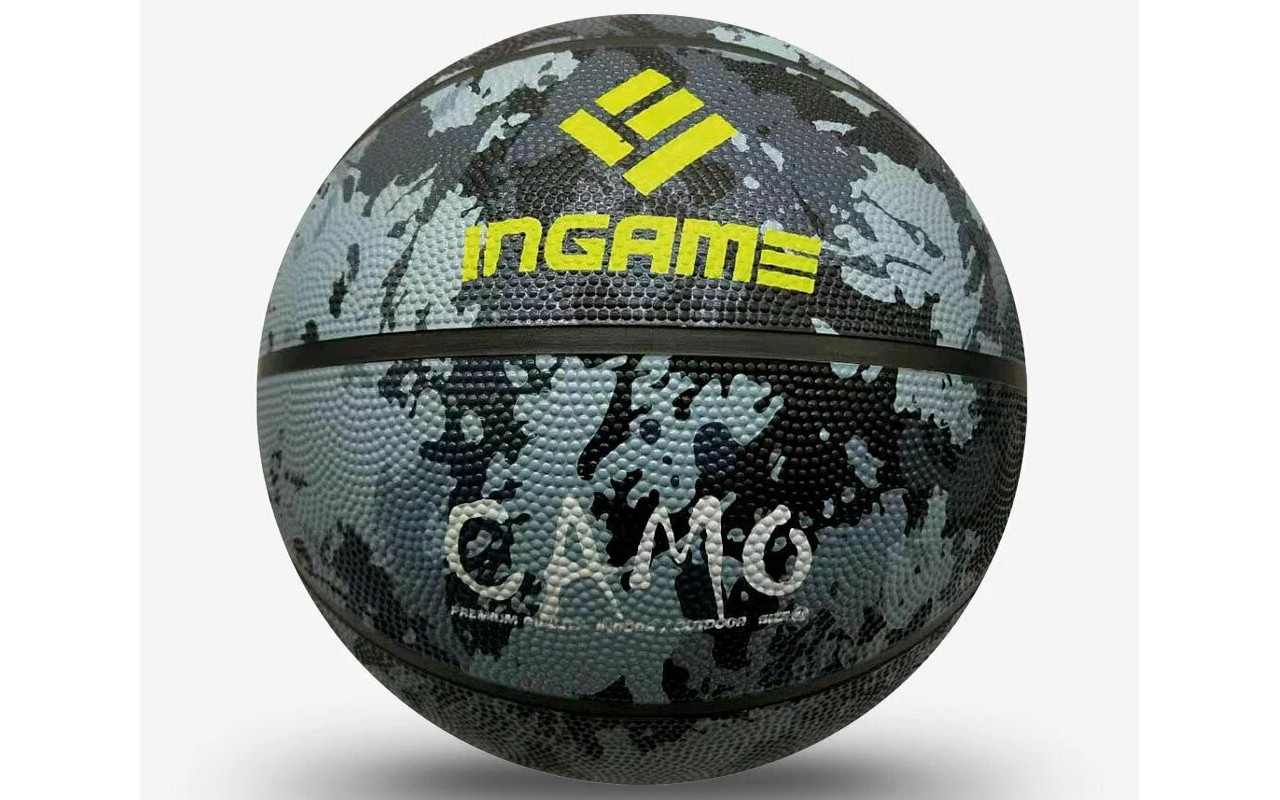 

Мяч баскетбольный INGAME Camo №7 (серый)