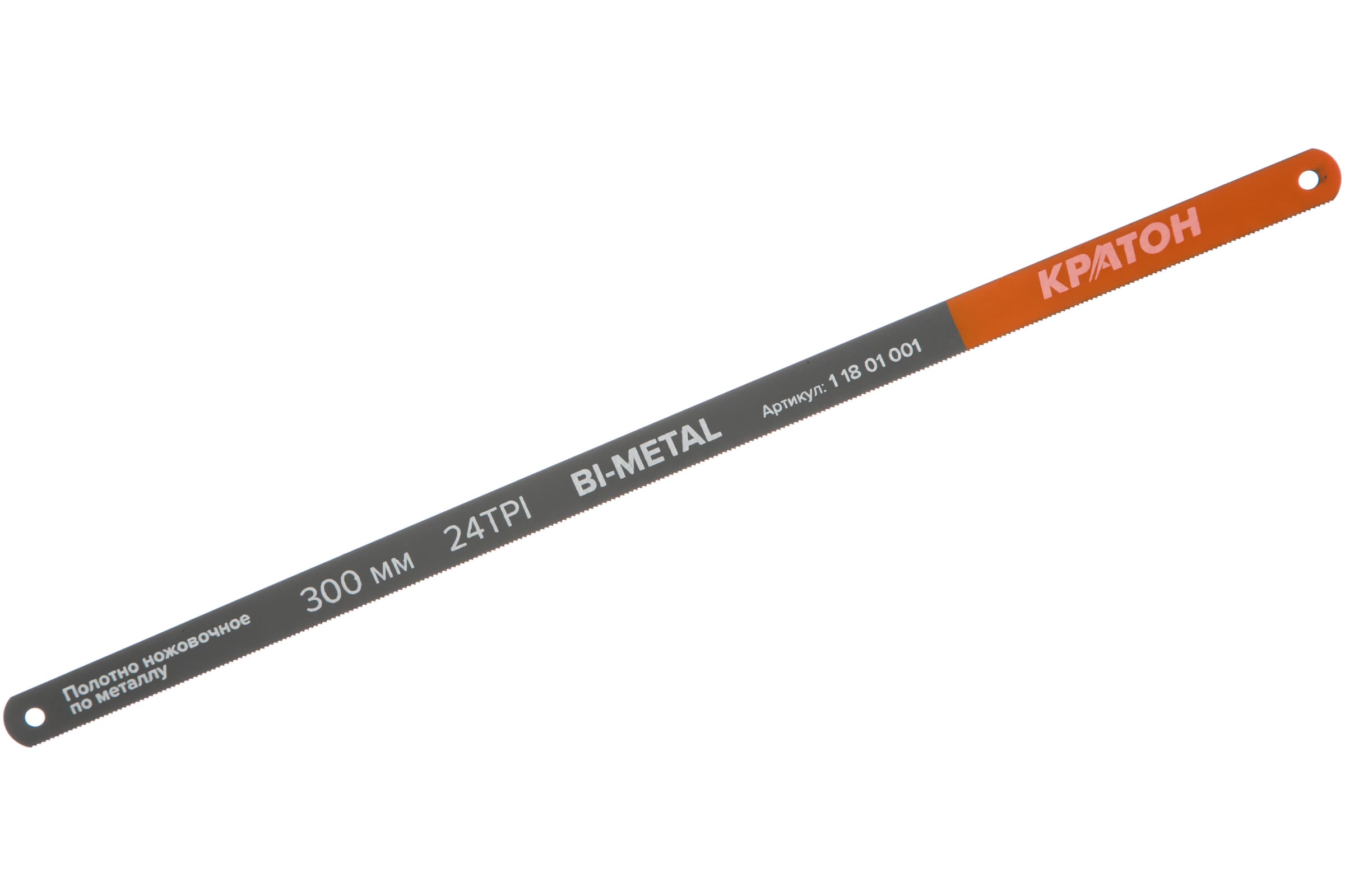 Кратон Полотно ножовочное по металлу Bi-Metal, 300мм 1 18 01 001 1 18 01 001 ножовочное полотно для пневмоножовки jtc