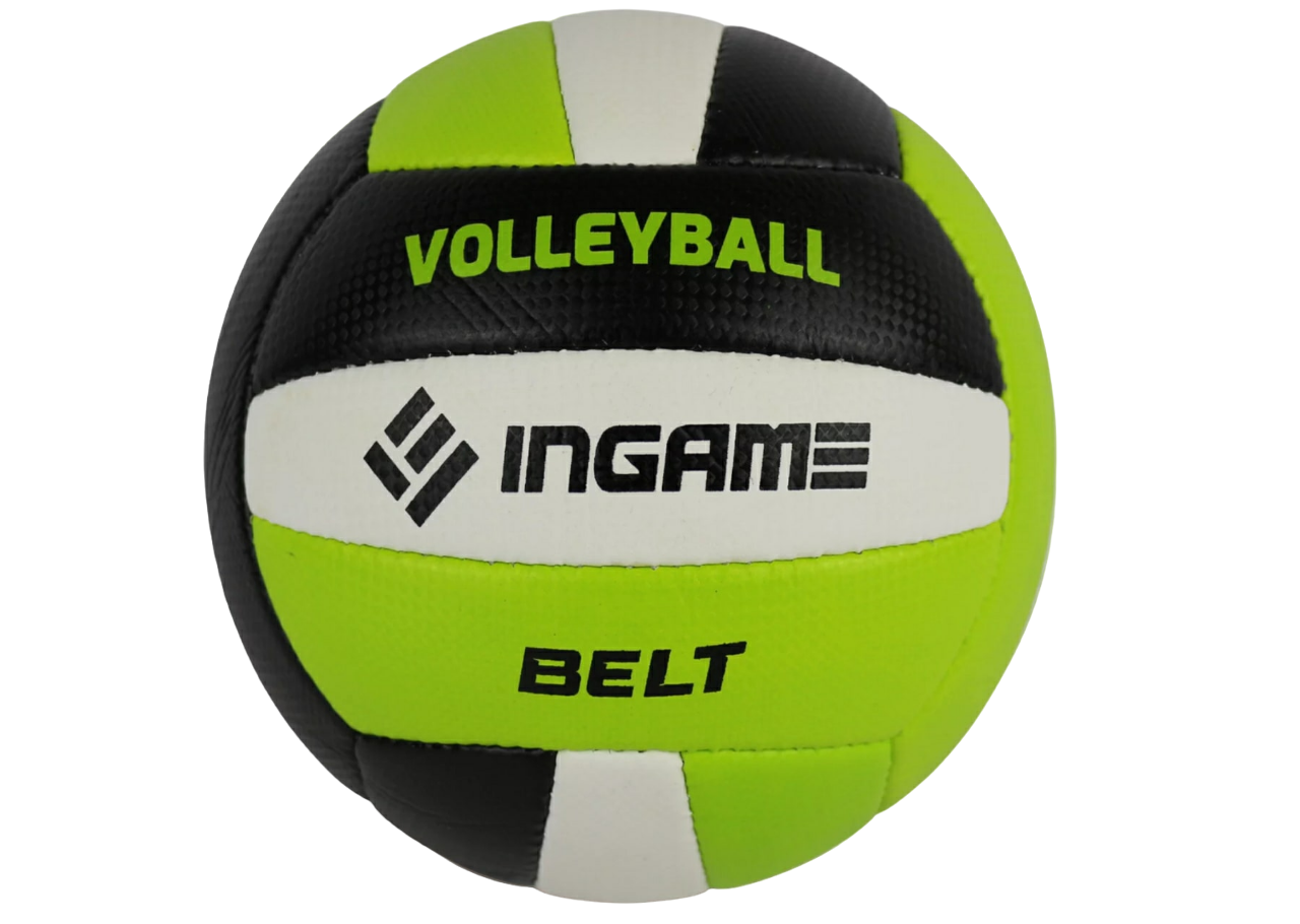 Мяч волейбольный INGAME Belt (черно-зеленый) ING-098