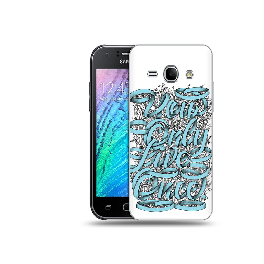 

Чехол MyPads Tocco для Samsung Galaxy J1 слова из ленты абстракция (PT12095.602.607), Прозрачный, Tocco