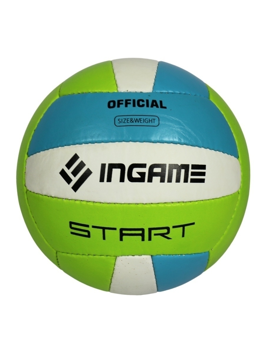 Мяч волейбольный INGAME START, (зелено-голубой)