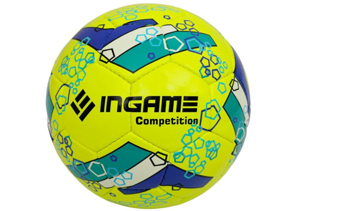 Мяч футбольный INGAME COMPETITION (зеленый) IFB-102