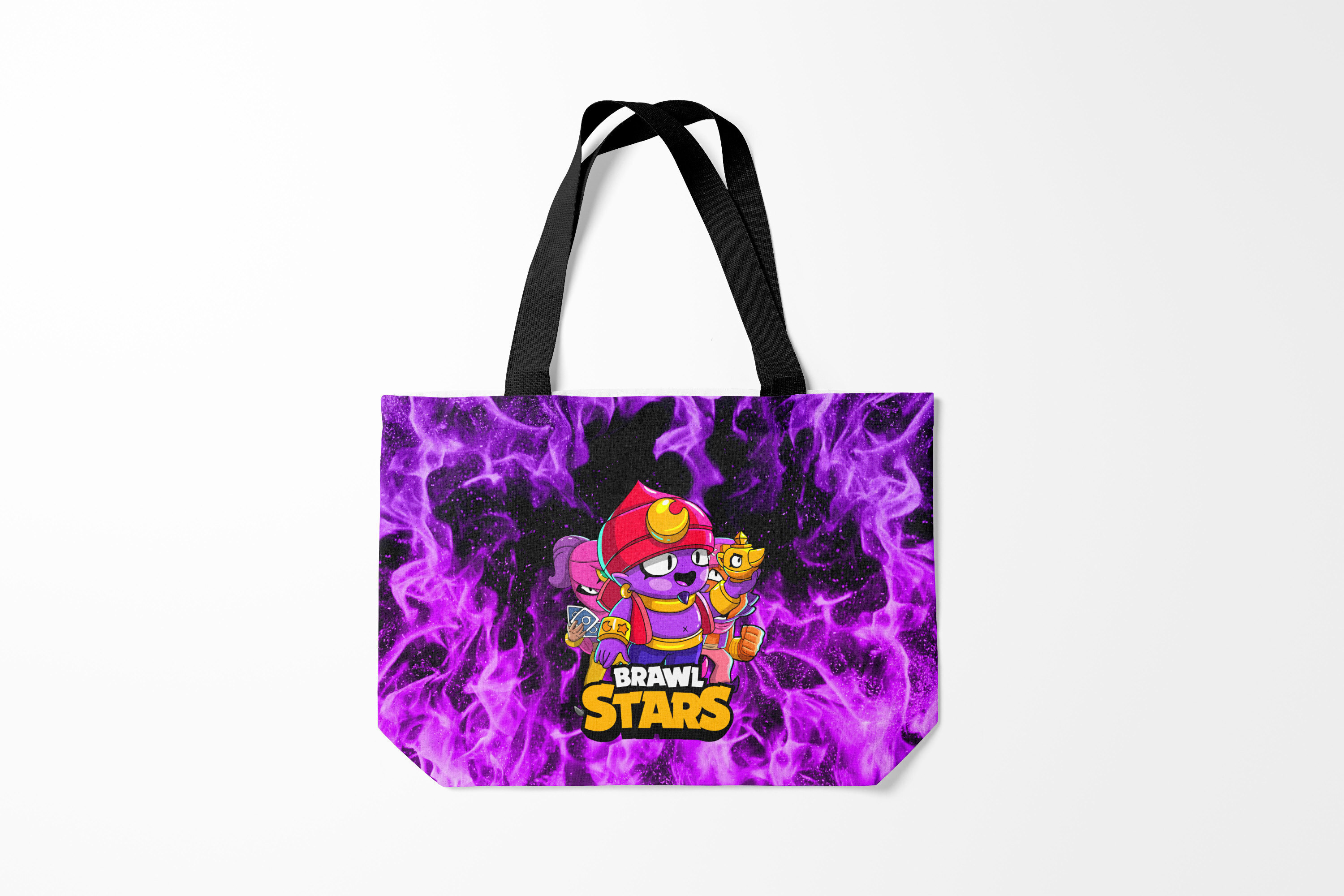 

Сумка шoппер унисекс Burnettie Brawl Stars GENE, фиолетовый, Brawl Stars GENE