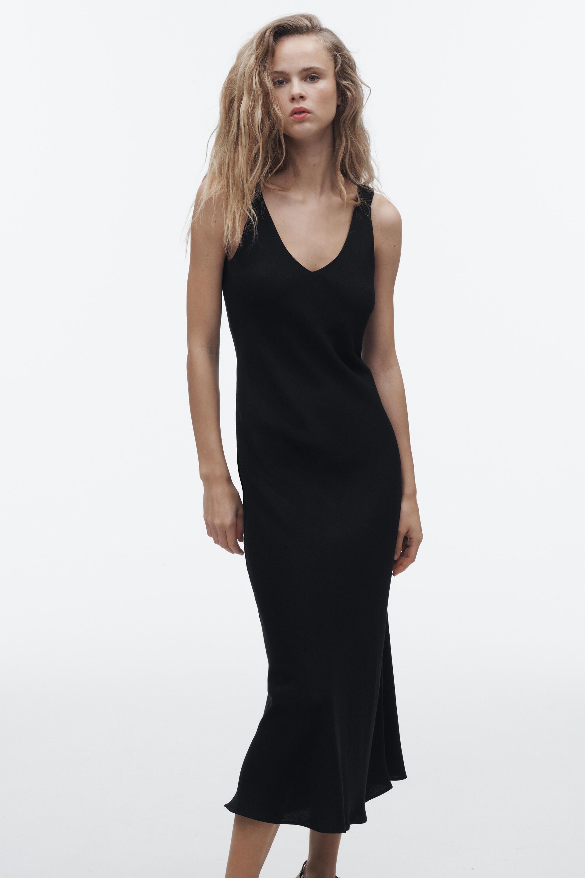 

Платье женское ZARA 02016616 черное L (доставка из-за рубежа), 02016616