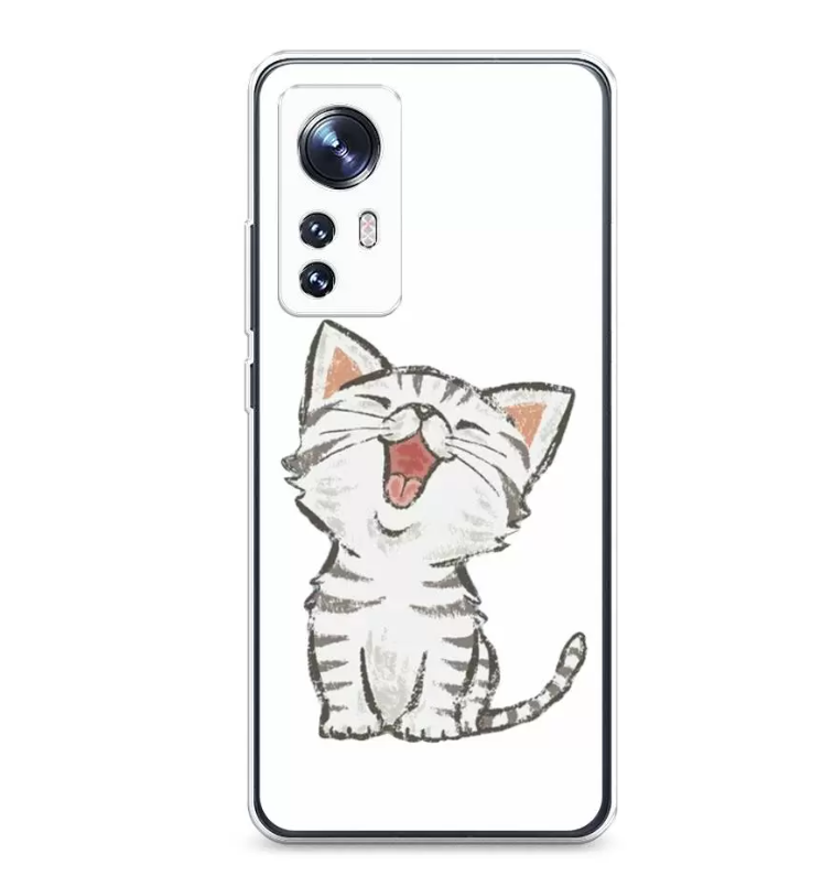 

Чехол Awog на Xiaomi 12S "Котенок рисованный", Разноцветный, 316050-1