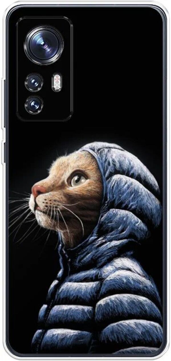 

Чехол Awog на Xiaomi 12S "Кот в капюшоне", Разноцветный, 316050-2