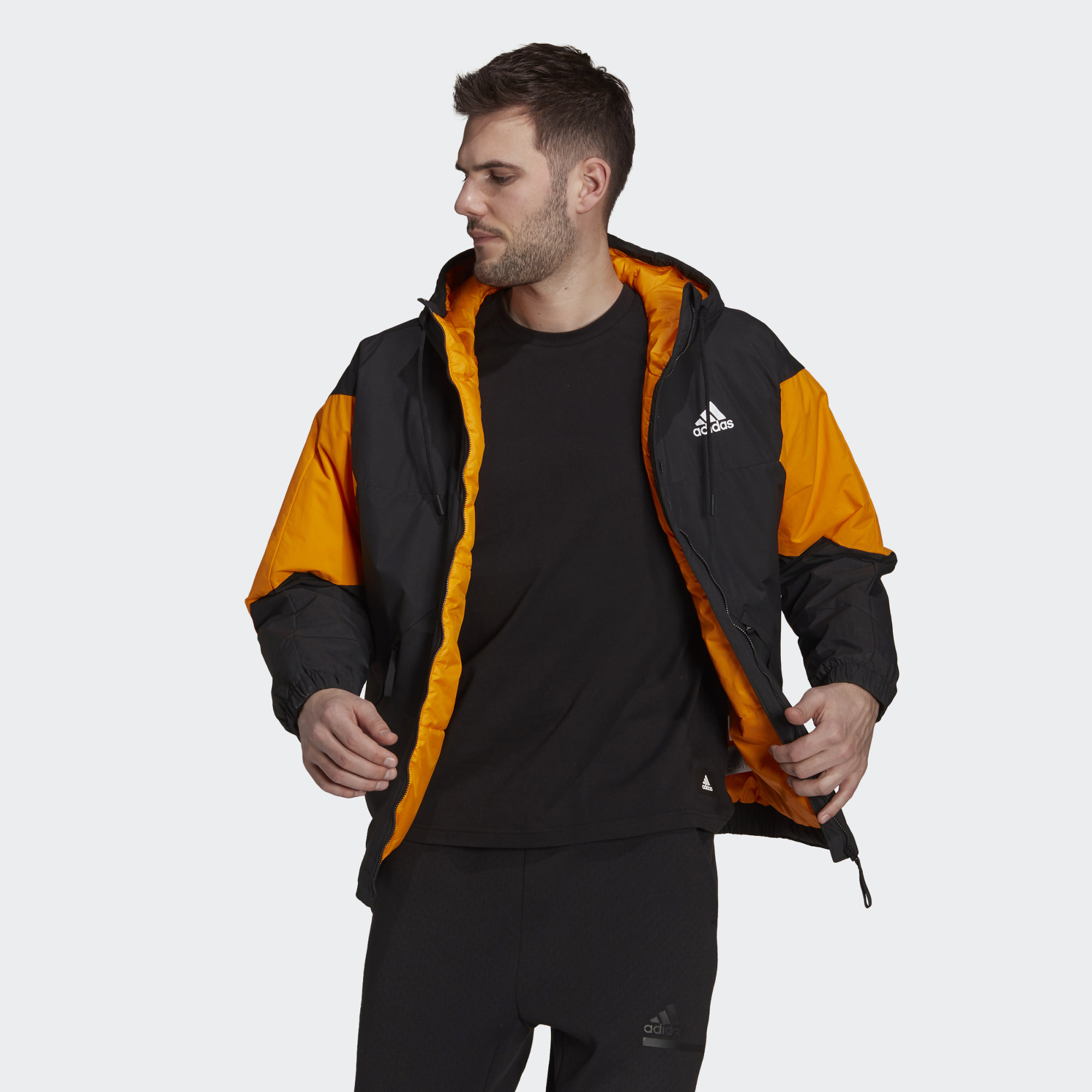 фото Спортивная ветровка мужская adidas gt6589 черная 2xl