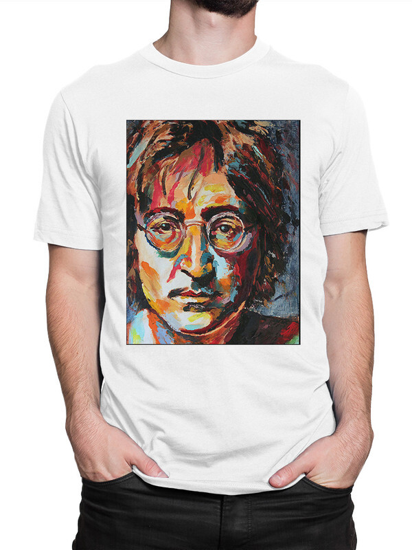 

Футболка мужская DreamShirts Studio Джон Леннон в Красках 166-johnlennon-2 белая M, Белый, Джон Леннон в Красках 166-johnlennon-2