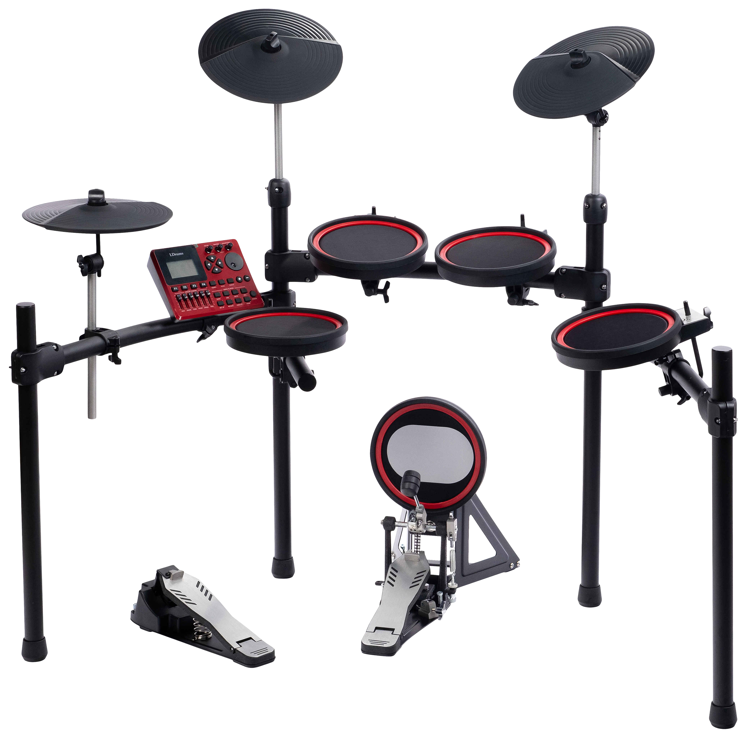 

Электронная ударная установка LDrums MK-5L-RED, Черный;красный