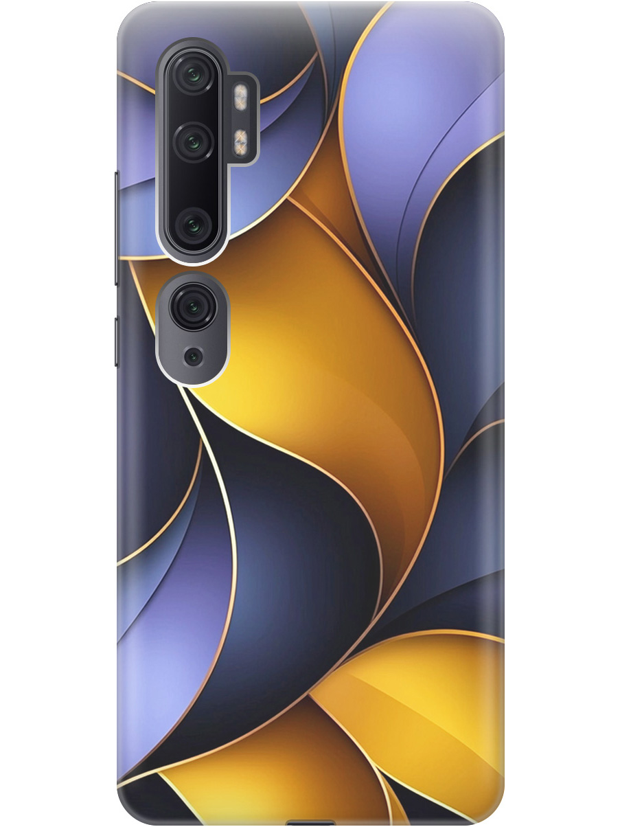 

Силиконовый чехол на Xiaomi Mi Note 10 / Note 10 Pro с принтом "Желто-сиреневые изгибы", Прозрачный;желтый;фиолетовый, 722362031