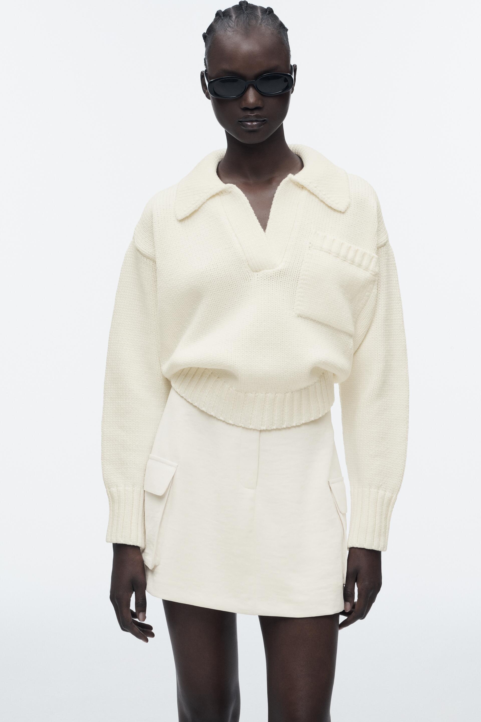 

Юбка женская ZARA 02115522 белая XL (доставка из-за рубежа), Белый, 02115522