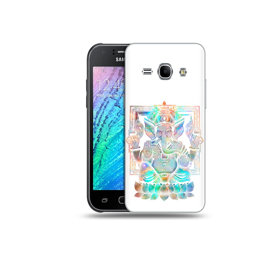 

Чехол MyPads Tocco для Samsung Galaxy J1 умный слон (PT12095.602.654), Прозрачный, Tocco