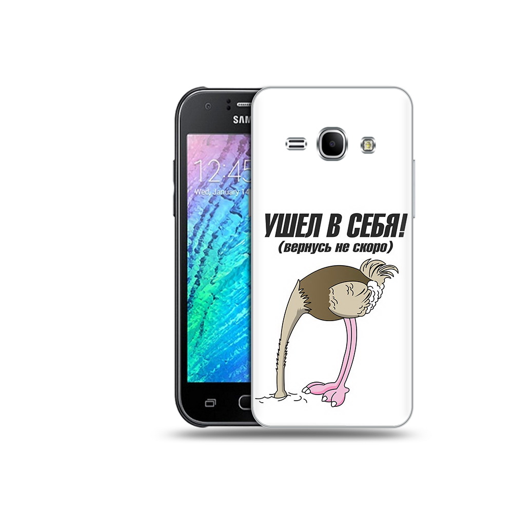 

Чехол MyPads Tocco для Samsung Galaxy J1 ушел в себя (PT12095.602.655), Прозрачный, Tocco