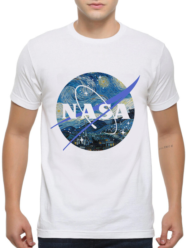 

Футболка мужская DreamShirts Studio Ван Гог - Звездная ночь NASA 168-2 белая XS, Белый, Ван Гог - Звездная ночь NASA 168-2