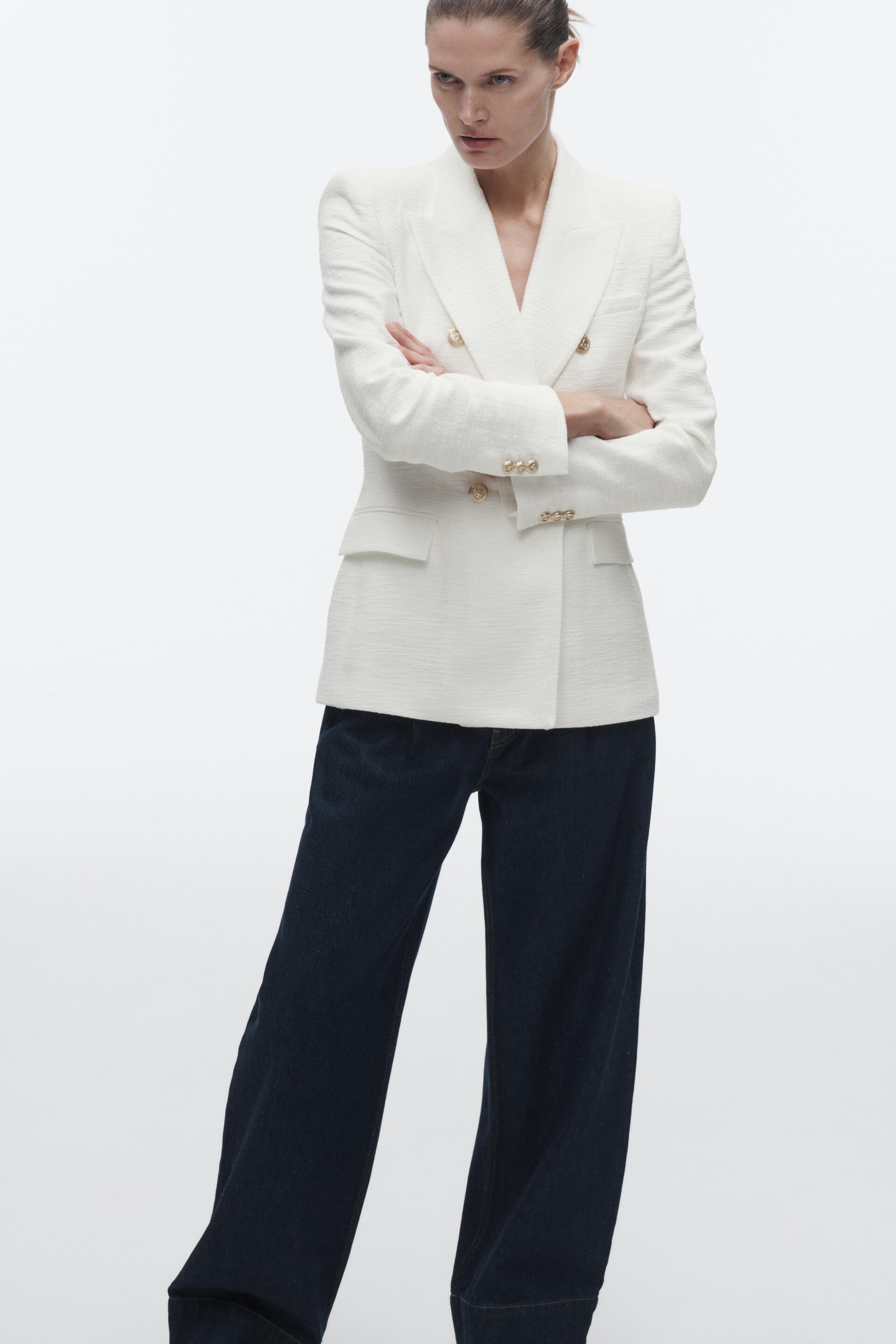 

Пиджак женский ZARA 02136571 розовый L (доставка из-за рубежа), 02136571