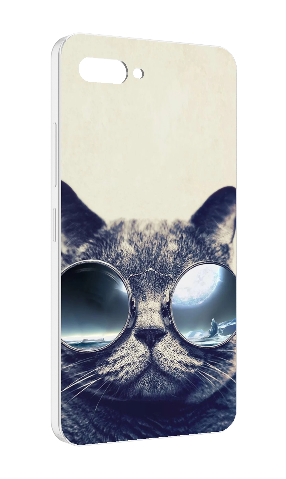 

Чехол MyPads Кот-в-очках-2 для ITEL A25 / ITEL A25 Pro / ITEL A35, Прозрачный, Tocco