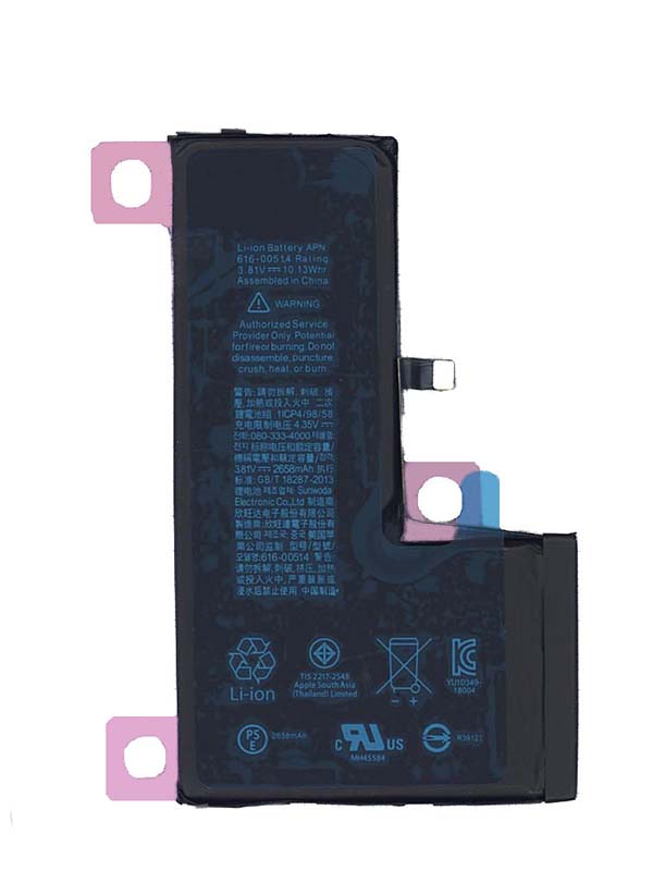 фото Аккумулятор vbparts для apple iphone xs 3.80v 2658mah 066275