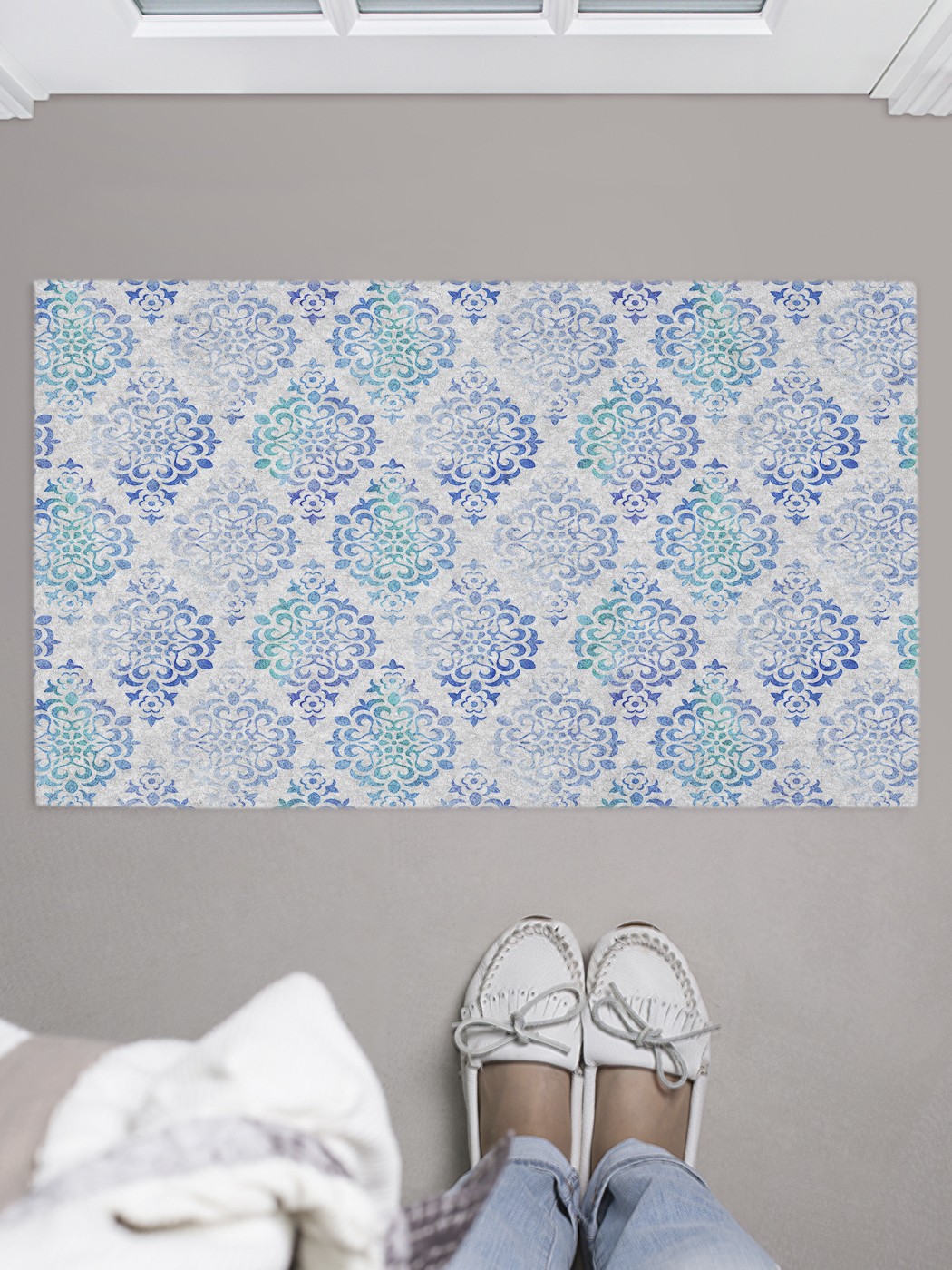 

Придверный коврик в прихожую для обуви, на резиновой основе, 75x45 см door_50081 JoyArty