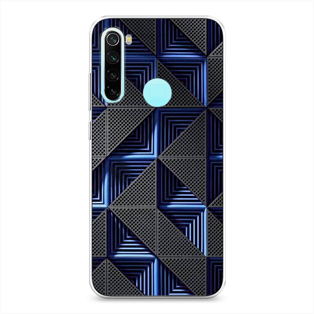

Чехол на Xiaomi Redmi Note 8 "IBM", Серый;синий, 36550-3