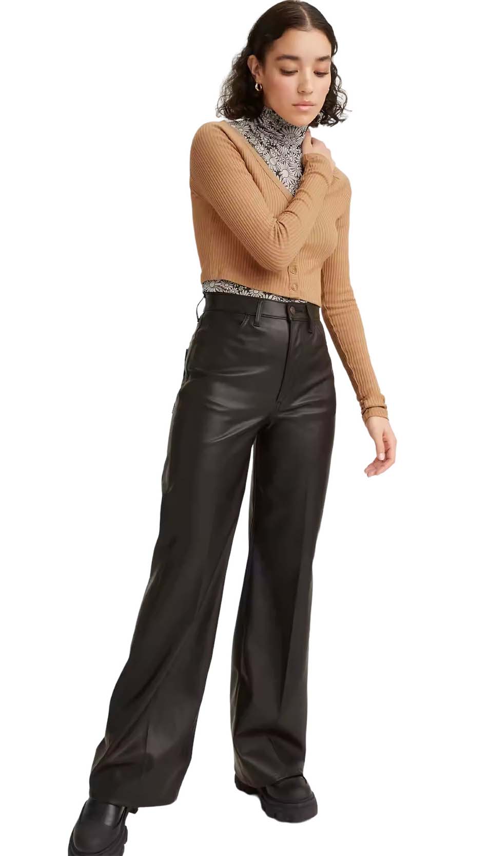 

Брюки женские Levi's A1601-0000 черные 23/32, Черный, A1601-0000