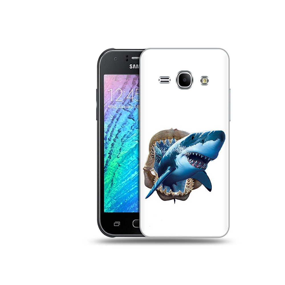 

Чехол MyPads Tocco для Samsung Galaxy J1 челюсти (PT12095.602.675), Прозрачный, Tocco
