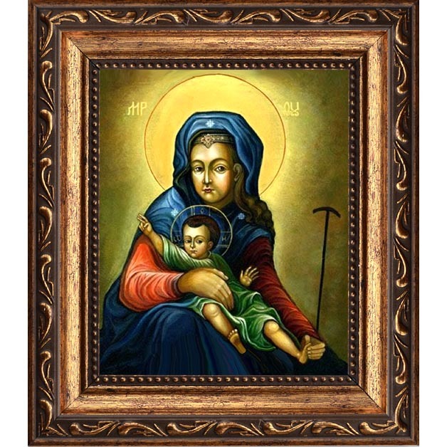 

Милостивая Услышательница икона Божией Матери. Копия иконы из Зачатьевского монастыря.